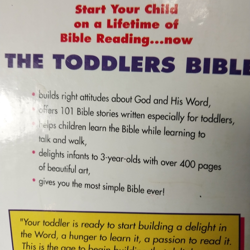 Toddlers Bible - Picture 2 of 2